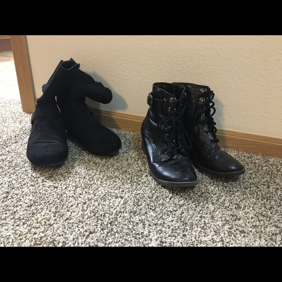 ** Bundle of Black Booties! ~ Size 7 ** - Picture 8 of 11